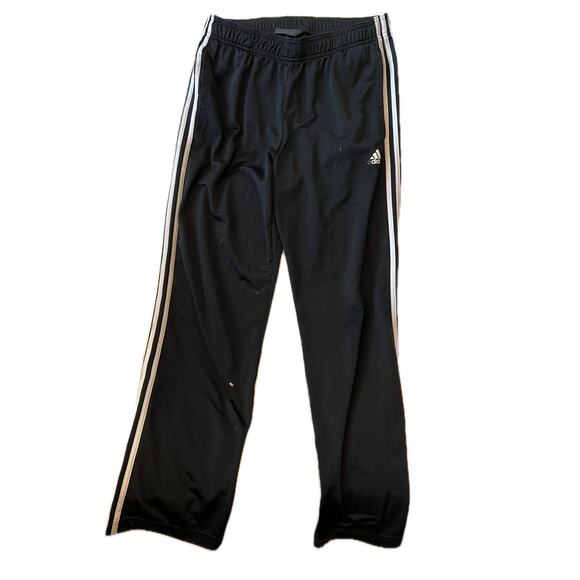Adidas Black Track Pants Joggers Mens L - Picture 1 of 4